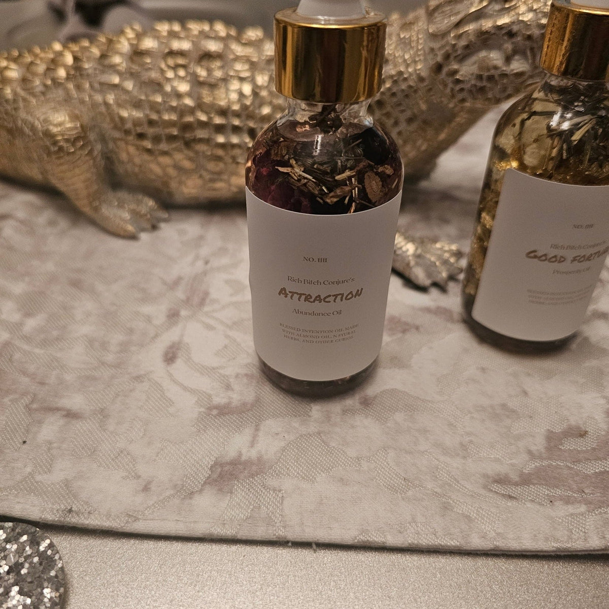 Deadly Attraction Hoodoo Conjure Oil | Magnetism Oil | Attraction and Favor Ritual Oil | Love Money Opportunity Rootwork Oil | Spiritual Supply